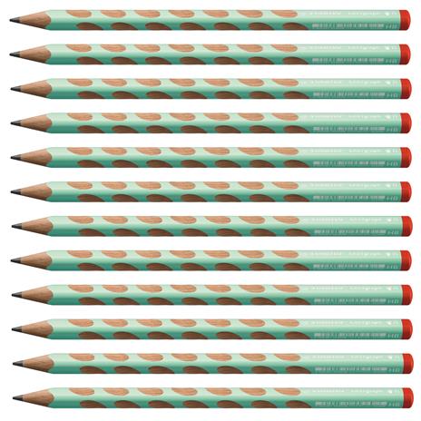 Confezione 12 Pz - Stabilo Easygraph Pastel Per Destrimani Grad. Hb Verde