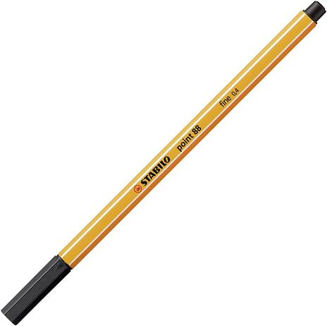 Fineliner - STABILO point 88 in Astuccio di Carta Resistente e Lavabile - 20 colori assortiti - 2