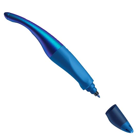 Penna roller STABILO EASYoriginal Holograph per mancini Blu. Con 1 ricarica  blu - STABILO - Cartoleria e scuola