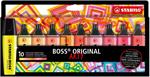 Evidenziatore - STABILO BOSS ORIGINAL - ARTY - Warm Colors - Astuccio da 10 - Colori assortiti
