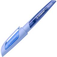 Penna Stilografica Ergonomica per bambini - STABILO EASYbuddy in Azzurro Nuvola - Punta Standard - Cartuccia Blu inclusa