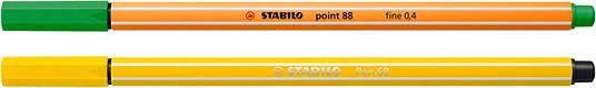 Set Creativo - STABILO ARTY  - Cofanetto da 68 - con 34 Fineliner STABILO point 88 & 34 Pennarelli Premium STABILO Pen 68 - 3