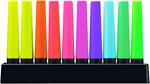 Evidenziatore - STABILO BOSS ORIGINAL - Desk-Set - Edizione 100% FLUO - 10 evidenziatori