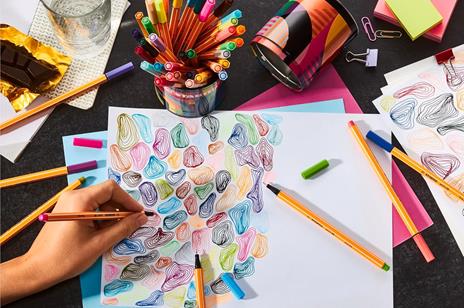 Fineliner - STABILO point 88 - ARTY - Astuccio da 45 - colori assortiti - 6