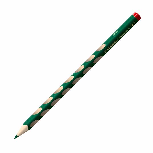Matita colorata Ergonomica - STABILO EASYcolors - per Destrimani - Astuccio da 12 + temperino - Colori assortiti - 2