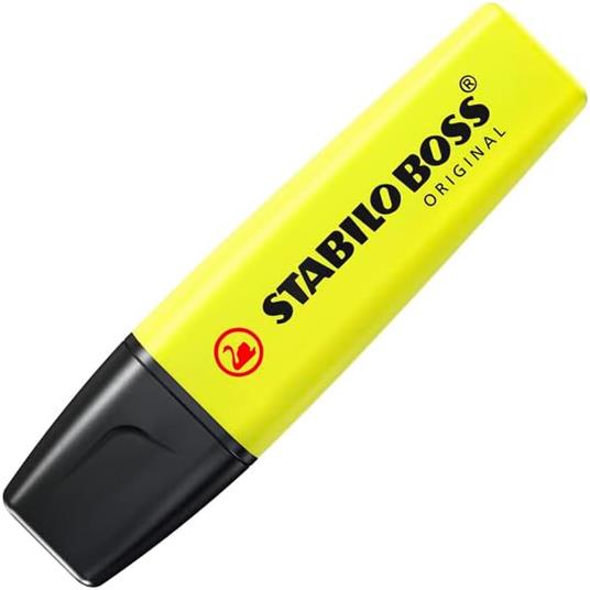 Evidenziatore - STABILO BOSS ORIGINAL Desk-Set - 15 Colori assortiti 5 Neon + 5 Pastel + 5 Nature - 3