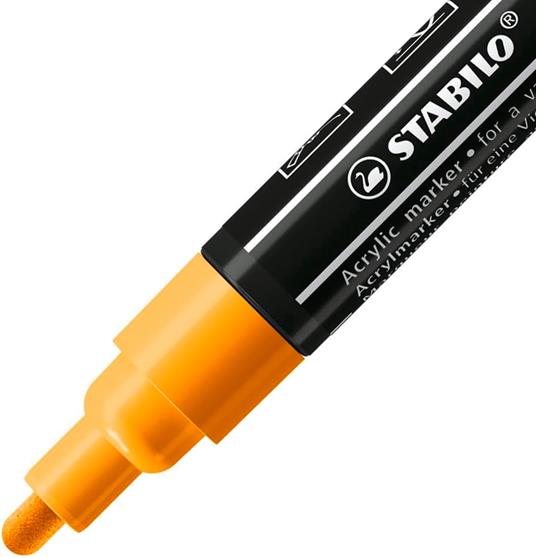 Marker acrilico - STABILO FREE Acrylic Starter Set - Pack da 11 - 4x T100, 5x T300, 2x T800C - Colori assortiti - 4