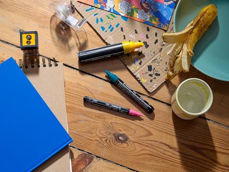 Marker acrilico - STABILO FREE Acrylic Starter Set - Pack da 11 - 4x T100, 5x T300, 2x T800C - Colori assortiti - 8