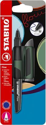 Penna a sfera - STABILO Flow in Muschio - Pack da 1 - Cartuccia inclusa