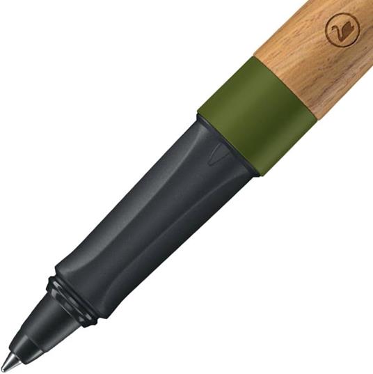Penna a sfera Ecosostenibile - CO2 neutral - STABILO Grow in Verde Muschio/Quercia- Cartuccia inclusa - 3