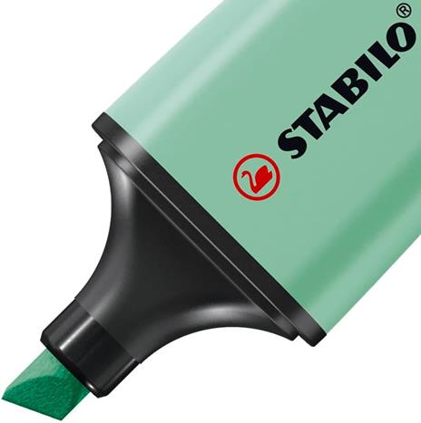 Evidenziatore - STABILO BOSS MINI Pastel - Astuccio da 3 - Glicine, Rosa Antico, Verde Menta - 3
