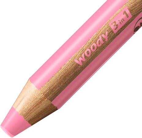 Matita colorata Multi-Funzione - STABILO woody 3 in 1 - 30 Years Edition - Astuccio da 10 - con Temperino - 3