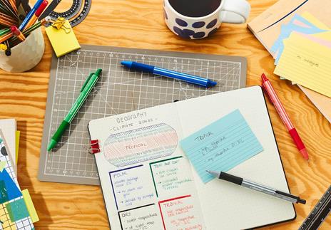 Penna a sfera Ecosostenibile - STABILO pointball colorful - Pack da 3 - Blu/Nero/Rosso - 4