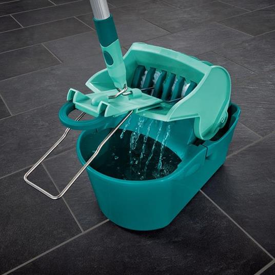 Leifheit Set Mocio Pavimenti Profi Compact Verde 55092 - Leifheit