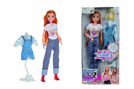 Maggie E Bianca. Fashion Doll Set Con Abiti E Accessori - 6