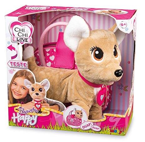 Simba 105893110002, Chi Chi Love Happy, Pupazzo Interattivo, (Versione Francese) - 2