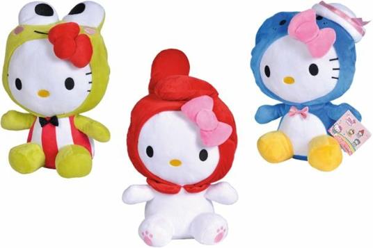 Hello Kitty Peluche Mascherato Cm.30 Assortimento