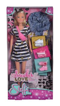 Steffi Love Puppe Mit Sneakern & Jeansjacke – 29 Cm Große Modepuppe Zum Anziehen & Kämmen