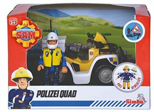 Sam Il Pompiere Quad Police Incluso Personaggio Malcolm - 2