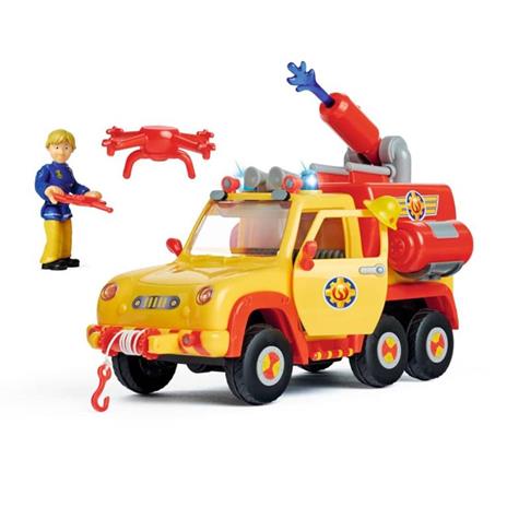 Simba Toys Camion dei Pompieri Giocattolo con Pompiere Sam Venus 2.0 - 4
