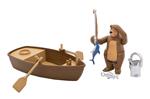 Simba – masha e orso playset barca, + 3 anni, incluso personaggio di orso