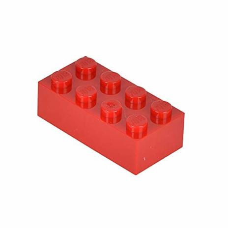 Blox. Mattoncini Piccoli 4x2. Barattolo 40 pezzi Colore Rosso - 3