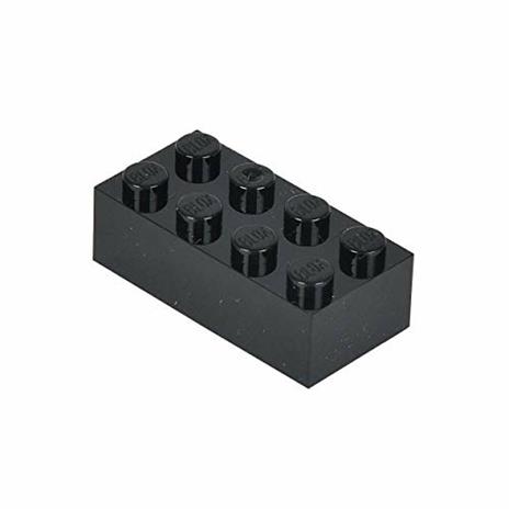 Blox. Mattoncini Piccoli 4x2. Barattolo 40 pezzi Colore Nero - 3