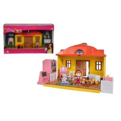 Masha e Orso. Playset Casa Masha Richiudibile con Personaggio Masha e Accessori