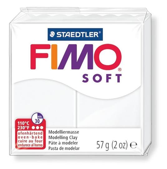 Fimo soft bianco 57 gr