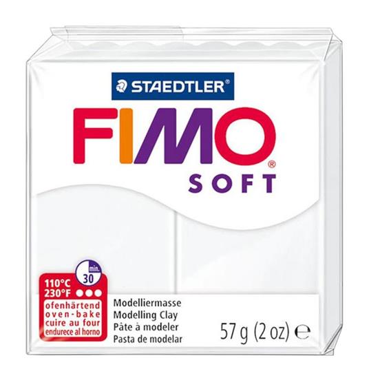 Fimo soft bianco 57 gr - 7