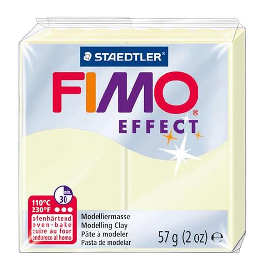 Fimo Effect Nightglow 57g Pasta Modellabile Hobby Scuola Arte Decoupage - 6