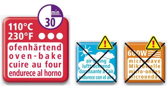 Fimo Effect Nightglow 57g Pasta Modellabile Hobby Scuola Arte Decoupage - 8