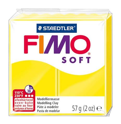 Panetto fimo soft giallo limone 10 - 7