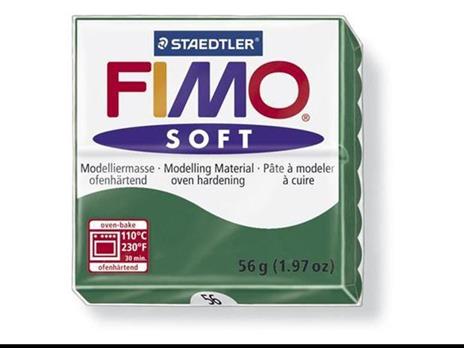 panetto fimo soft 56gr verde smeraldo 56