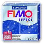 Fimo Effect Blue Glitter 57g Pasta Modellabile Hobby Scuola Arte Decoupage
