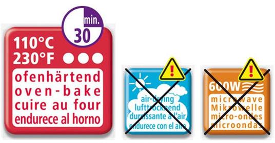 Fimo Effect Oro Metallic 57g Pasta Modellabile Hobby Scuola Arte Decoupage - 9
