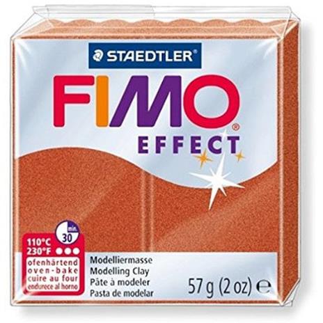 Fimo Effect Rame Metallic 57g Pasta Modellabile Hobby Scuola Arte Decoupage