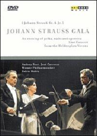 Johann Strauss. Johann Strauss Gala (DVD) - DVD di Johann Strauss,José Carreras,Andrea Rost,Zubin Mehta,Wiener Philharmoniker
