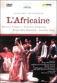 Giacomo Meyerbeer. L'Africana (2 DVD) - DVD di Placido Domingo,Shirley Verrett,Giacomo Meyerbeer