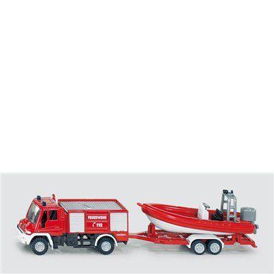 Die Cast Unimog Pompieri con barca (1636) - 2