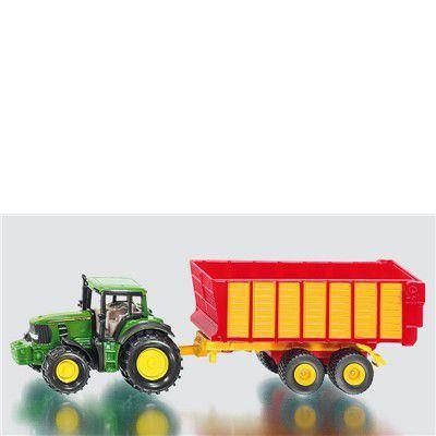 Die Cast trattore John Deere + rimorchio (1650)