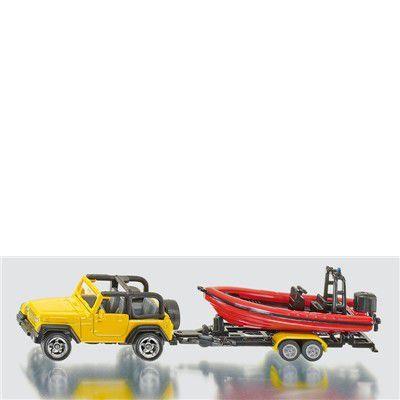 Die Cast Jeep con gommone (1658)