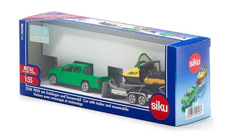 Die Cast Auto con Rimorchio Motoslitta (2548) - 7