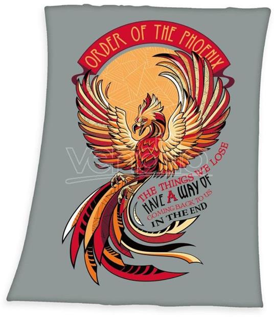 Harry Potter Fleece Blanket Order Of The Phoenix 130 X 170 Cm Herding
