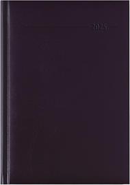 Alpha Edition - Agenda Giornaliera Monocromo 2025, Formato Grande 15x21 cm, Red, 352 pagine