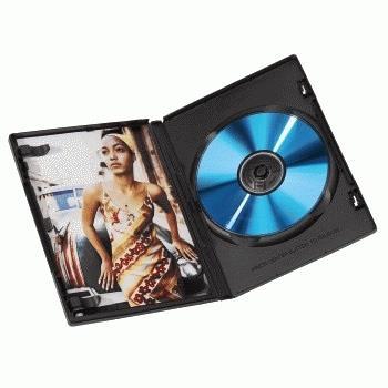 Hama DVD Jewel Case with foil, 10-pack, black 1 dischi Nero - 2