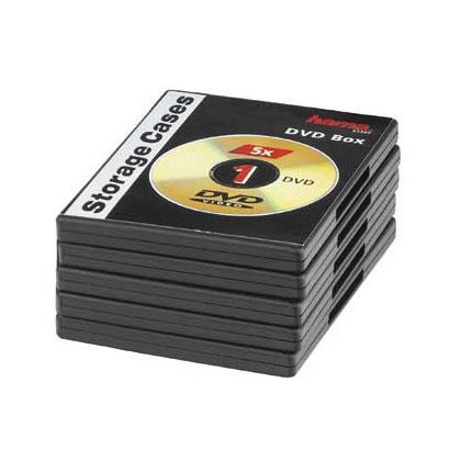 Hama DVD Jewel Cases, Pack of 5, black 1 dischi Nero - 2