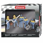 Carrera Slot Set Of Figures, Mechanics, Blue