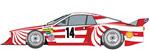 Carrera: Lancia Beta Montecarlo Turbo Lancia Italia, No.14, Nurburgring 1980 Cars Evolution 1.32