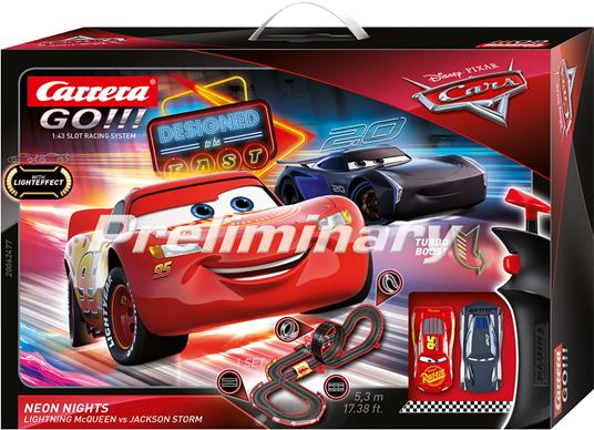 Carrera Slot. Disney Cars. Neon Nights Go!!! Sets